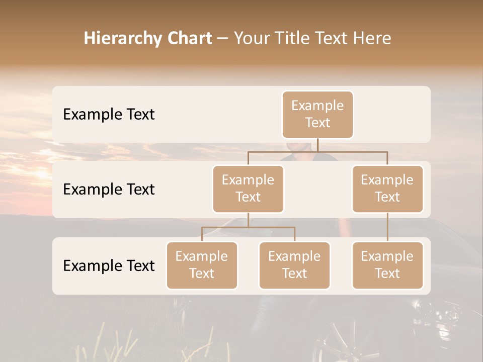 Transport Sunset Field PowerPoint Template
