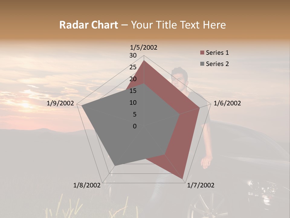 Transport Sunset Field PowerPoint Template