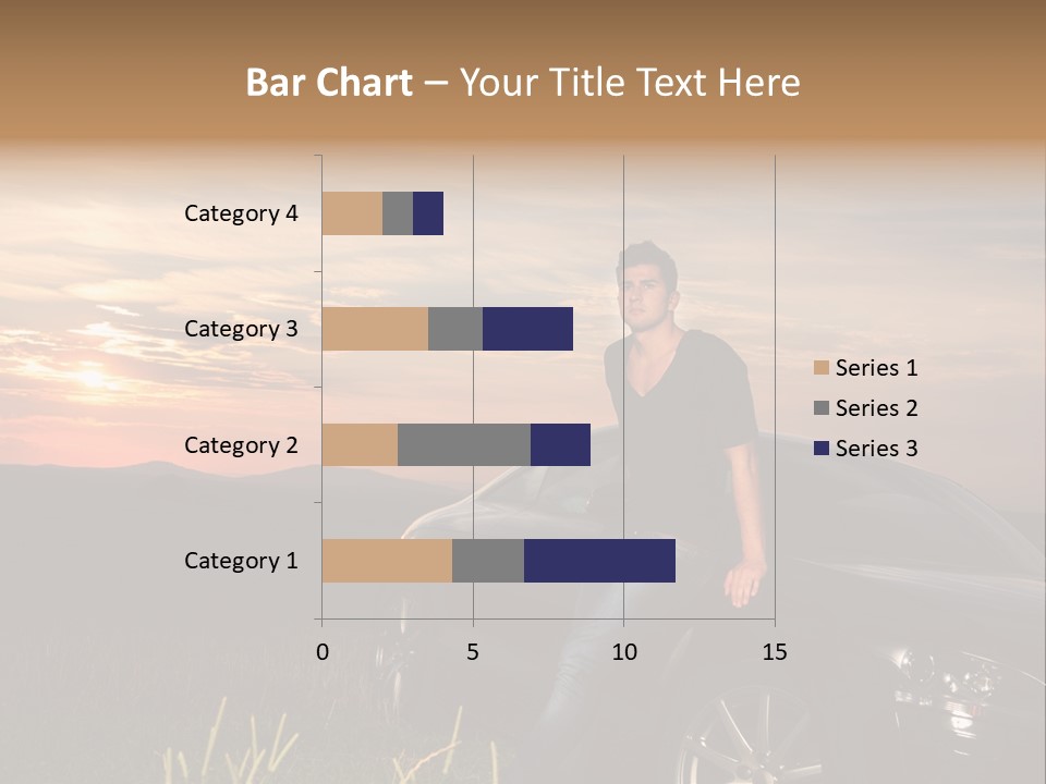 Transport Sunset Field PowerPoint Template