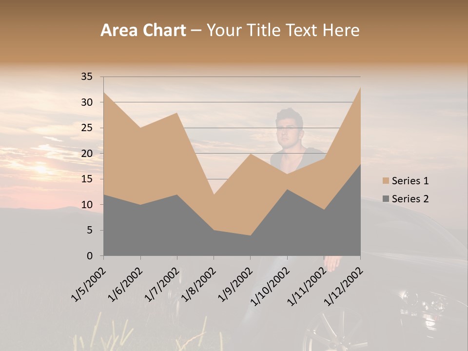 Transport Sunset Field PowerPoint Template
