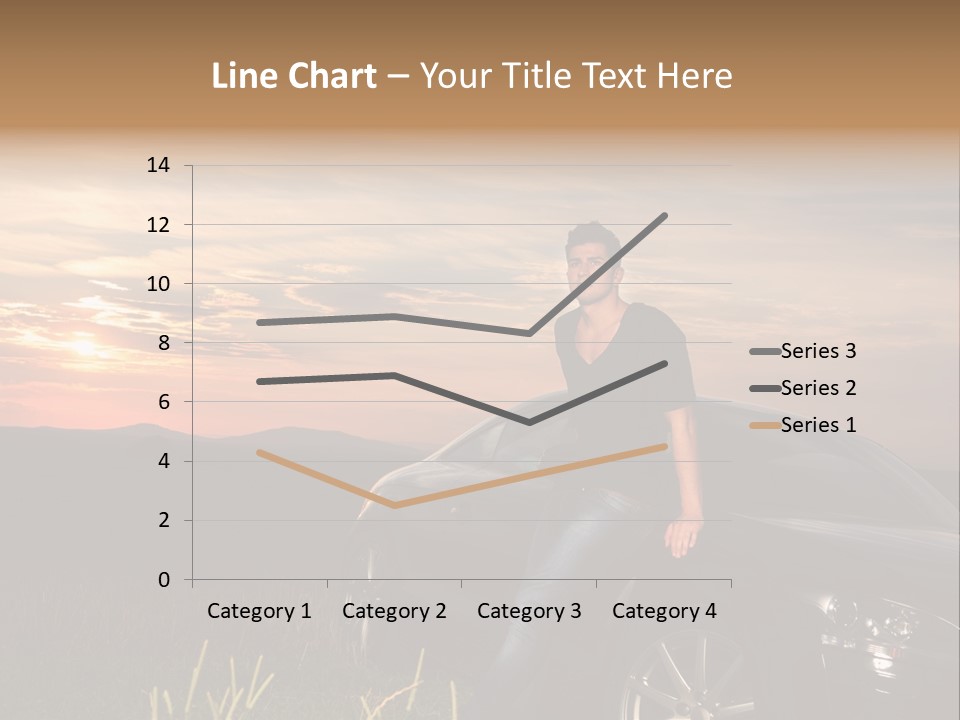 Transport Sunset Field PowerPoint Template