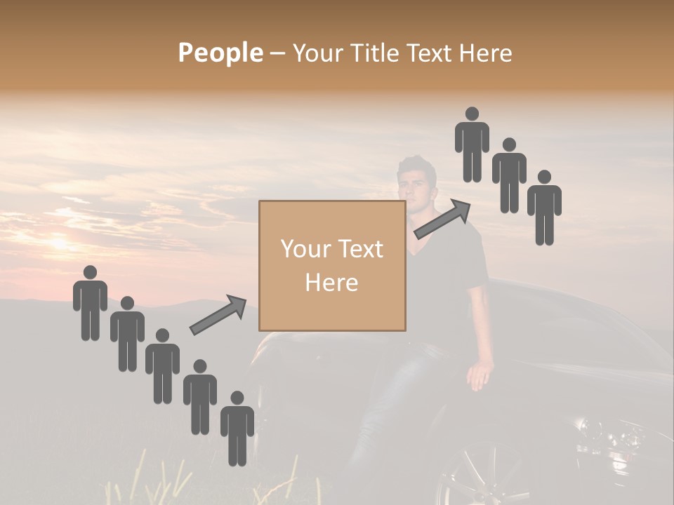 Transport Sunset Field PowerPoint Template