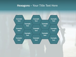 A Woman Standing In Front Of A Man In A Suit PowerPoint Template