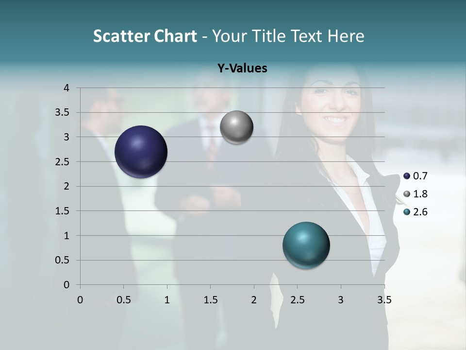 A Woman Standing In Front Of A Man In A Suit PowerPoint Template