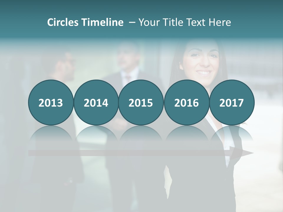 A Woman Standing In Front Of A Man In A Suit PowerPoint Template
