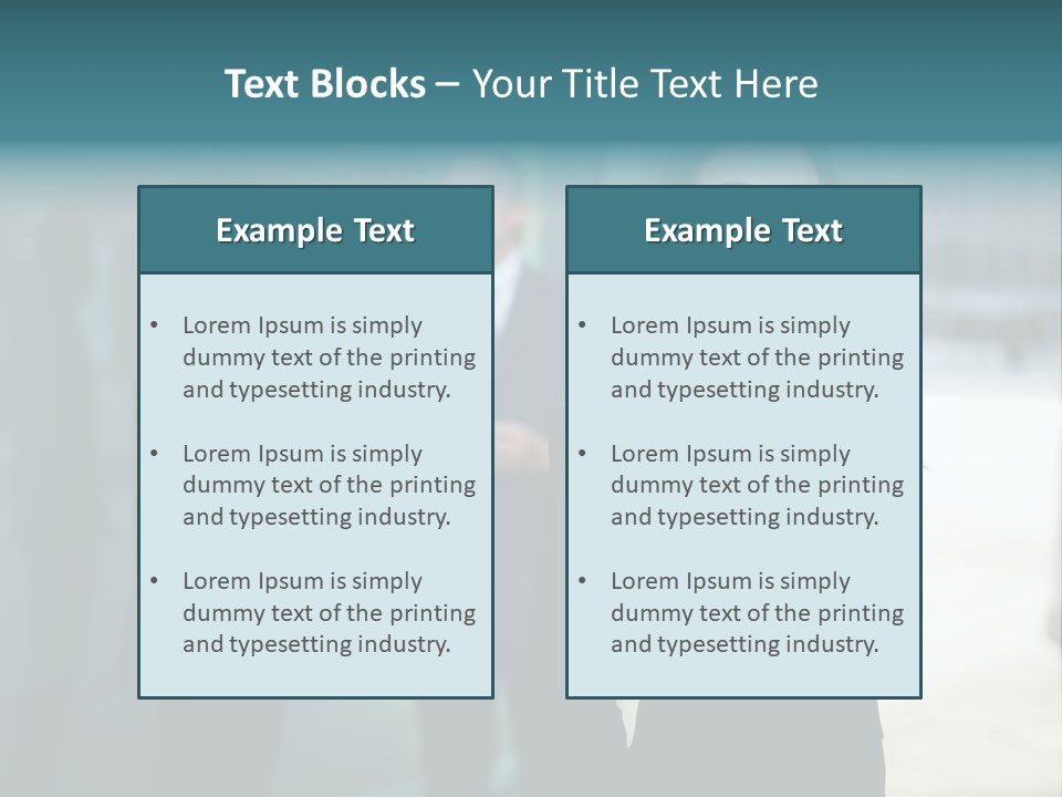 A Woman Standing In Front Of A Man In A Suit PowerPoint Template