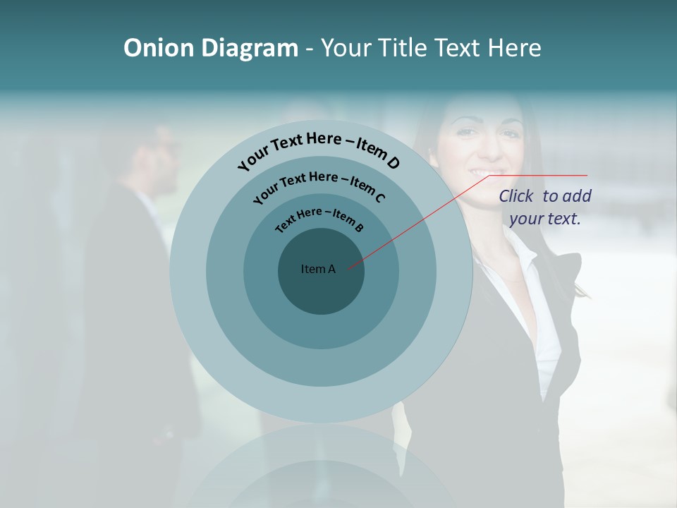 A Woman Standing In Front Of A Man In A Suit PowerPoint Template