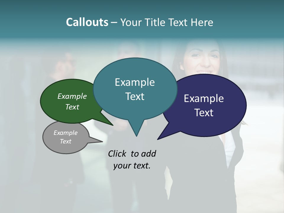A Woman Standing In Front Of A Man In A Suit PowerPoint Template
