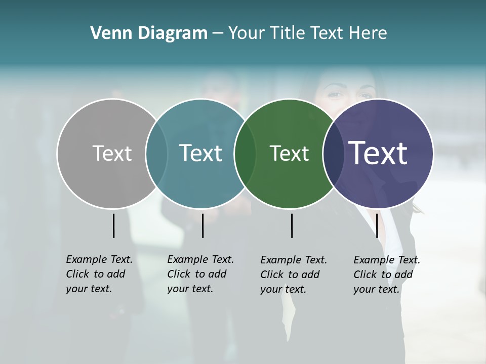 A Woman Standing In Front Of A Man In A Suit PowerPoint Template