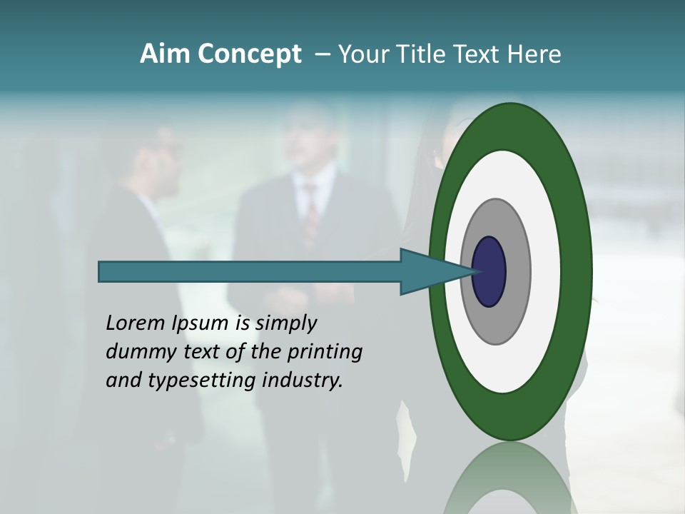 A Woman Standing In Front Of A Man In A Suit PowerPoint Template