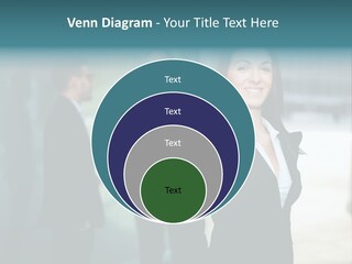 A Woman Standing In Front Of A Man In A Suit PowerPoint Template