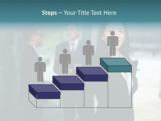 A Woman Standing In Front Of A Man In A Suit PowerPoint Template