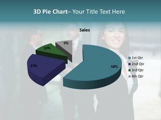 A Woman Standing In Front Of A Man In A Suit PowerPoint Template