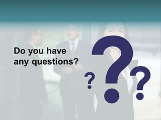 A Woman Standing In Front Of A Man In A Suit PowerPoint Template