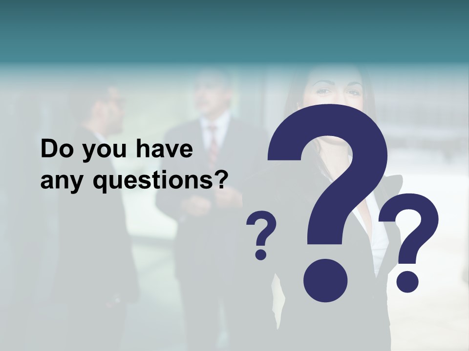 A Woman Standing In Front Of A Man In A Suit PowerPoint Template