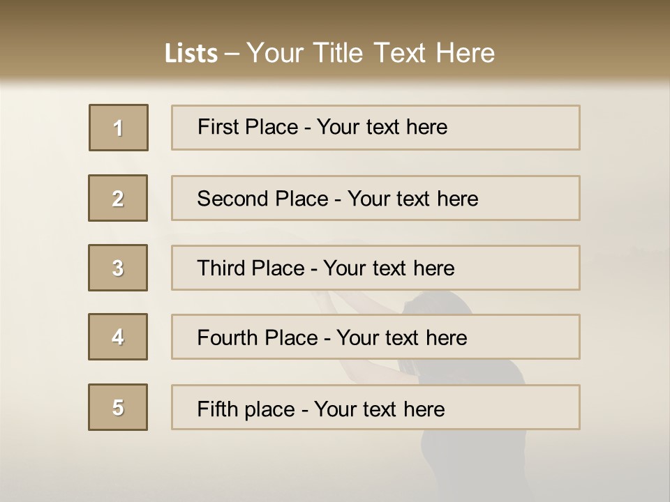 Practitioner Horizontal Man PowerPoint Template
