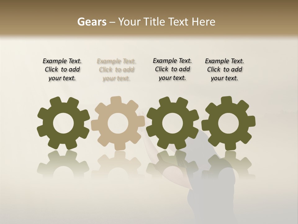 Practitioner Horizontal Man PowerPoint Template