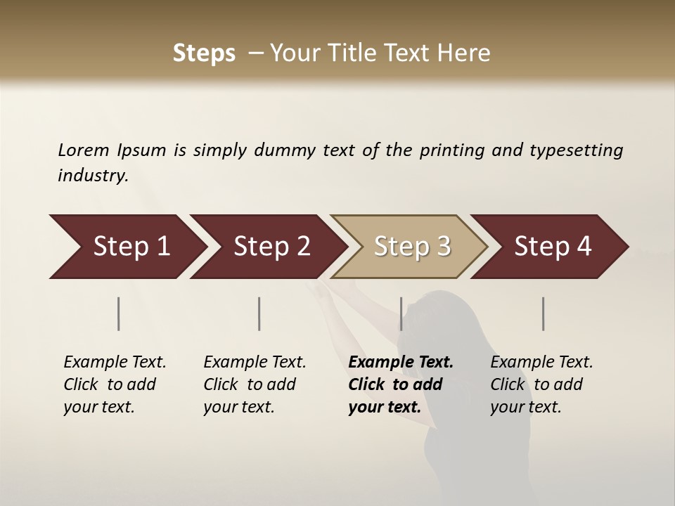 Practitioner Horizontal Man PowerPoint Template