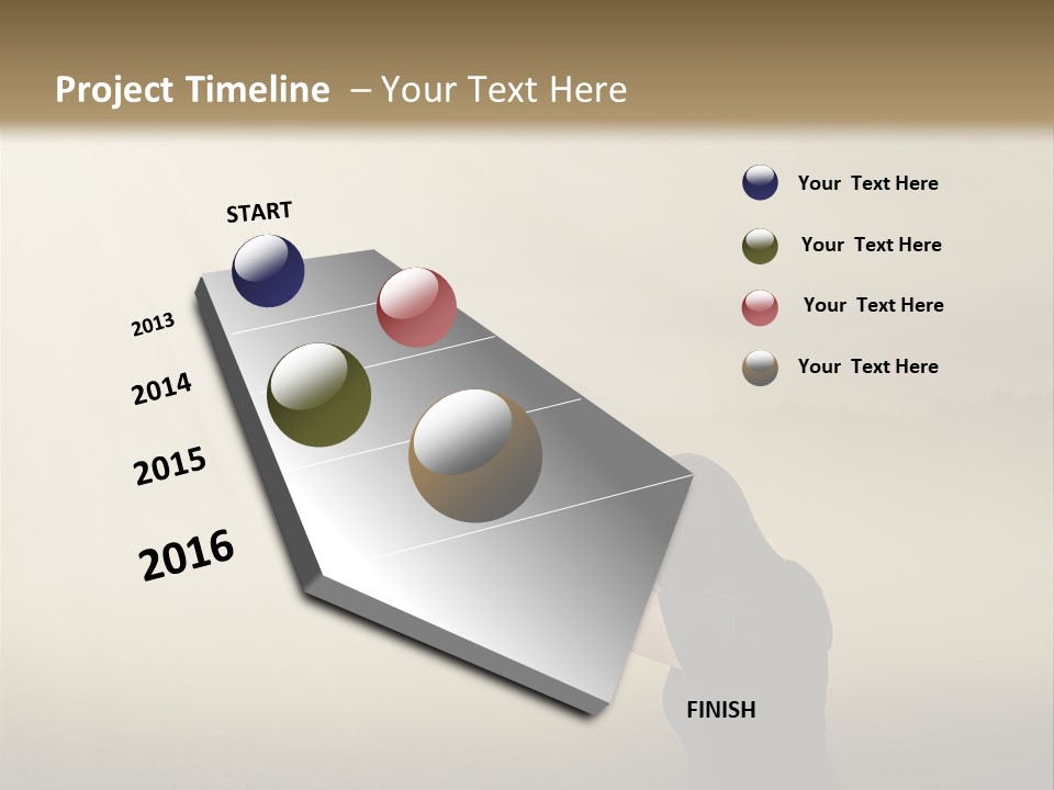 Practitioner Horizontal Man PowerPoint Template