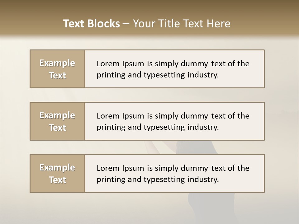 Practitioner Horizontal Man PowerPoint Template