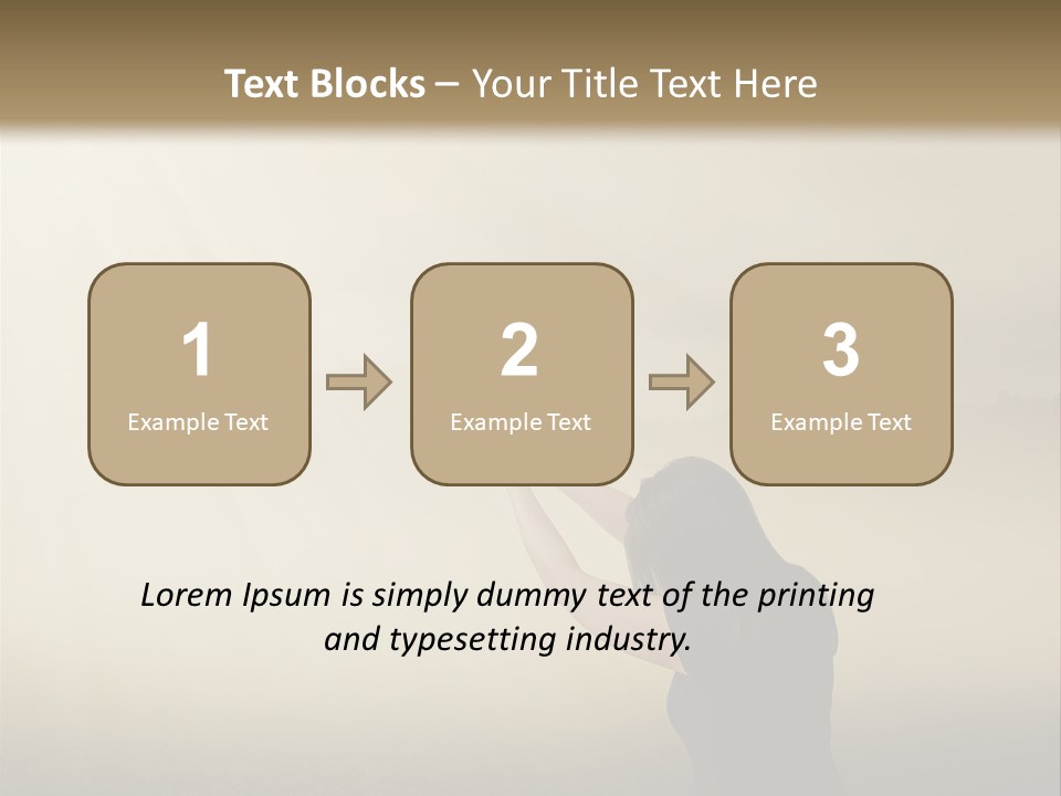 Practitioner Horizontal Man PowerPoint Template