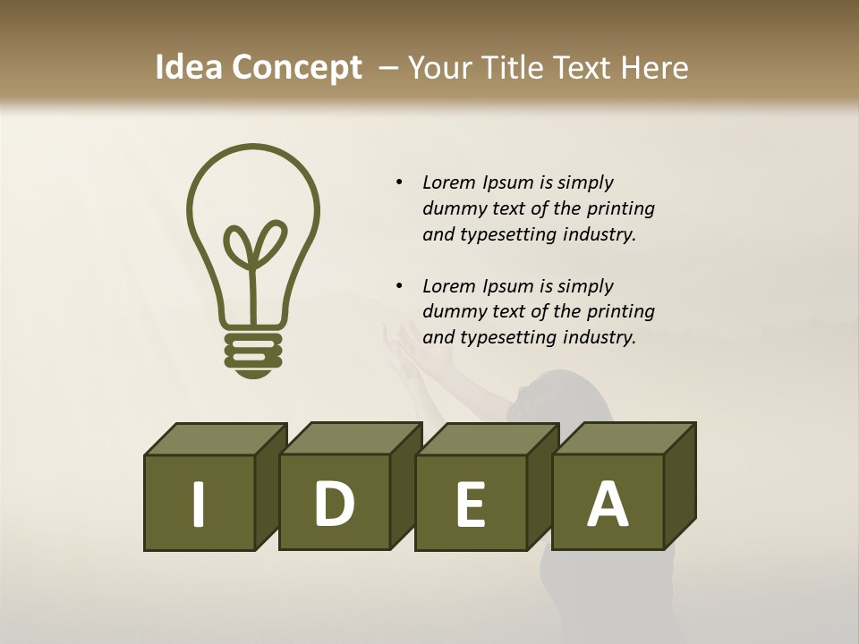 Practitioner Horizontal Man PowerPoint Template