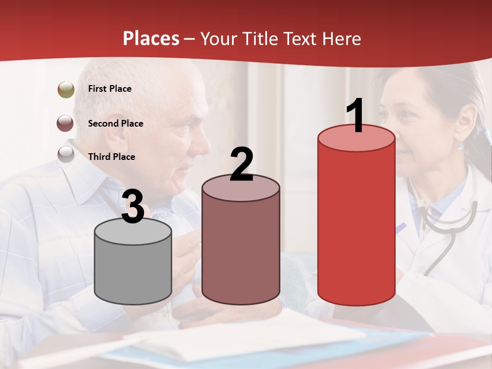Practitioner Horizontal Man PowerPoint Template