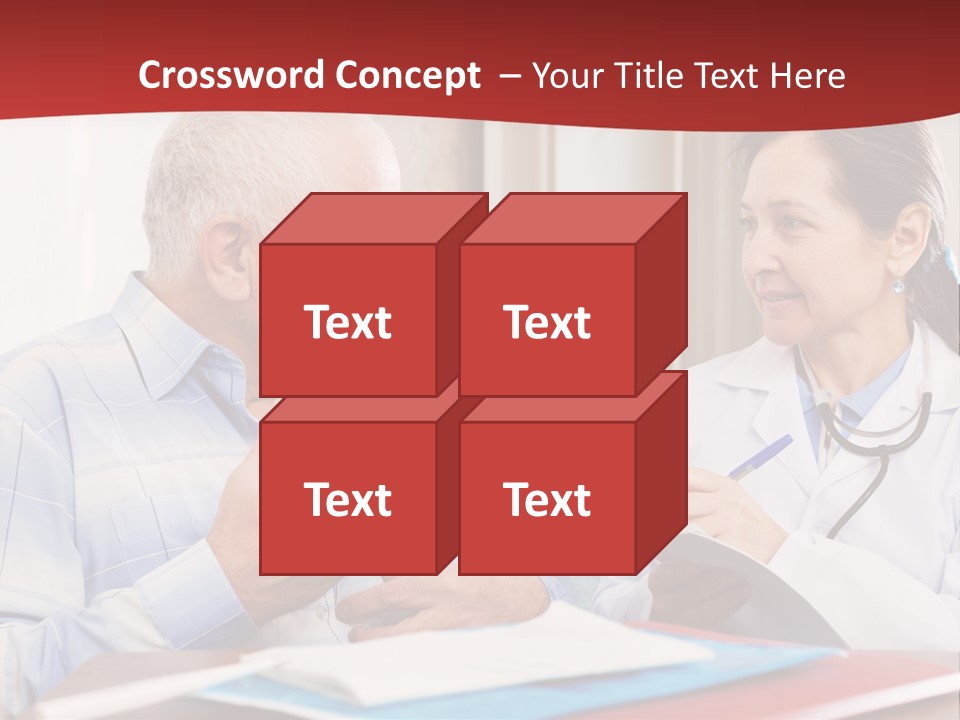 Practitioner Horizontal Man PowerPoint Template