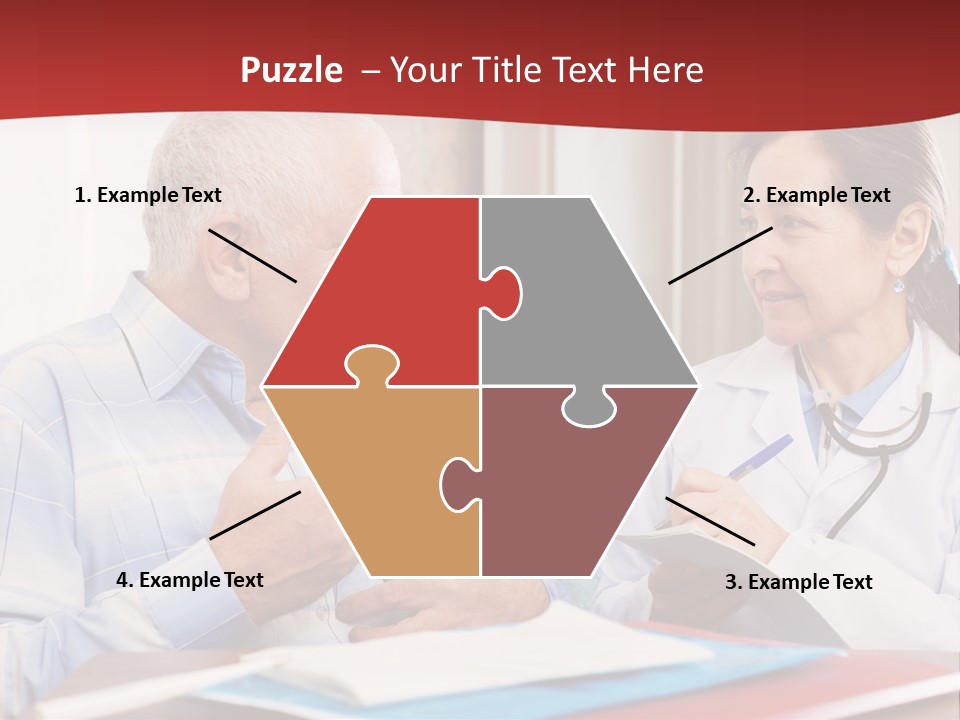 Practitioner Horizontal Man PowerPoint Template