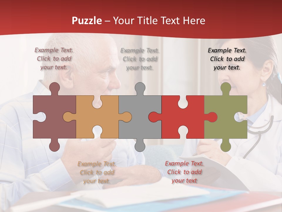 Practitioner Horizontal Man PowerPoint Template