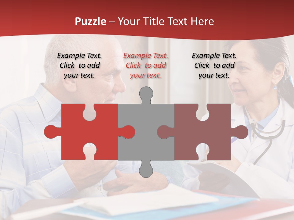 Practitioner Horizontal Man PowerPoint Template