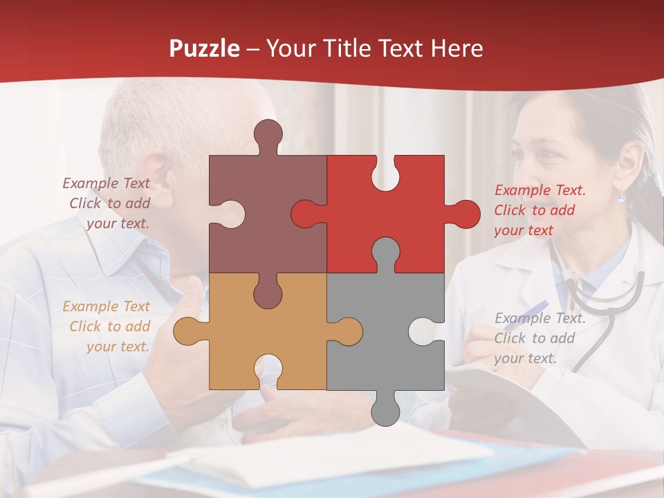 Practitioner Horizontal Man PowerPoint Template