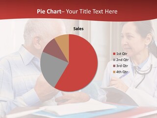 Practitioner Horizontal Man PowerPoint Template