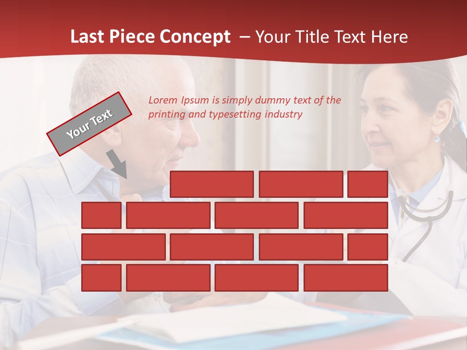 Practitioner Horizontal Man PowerPoint Template