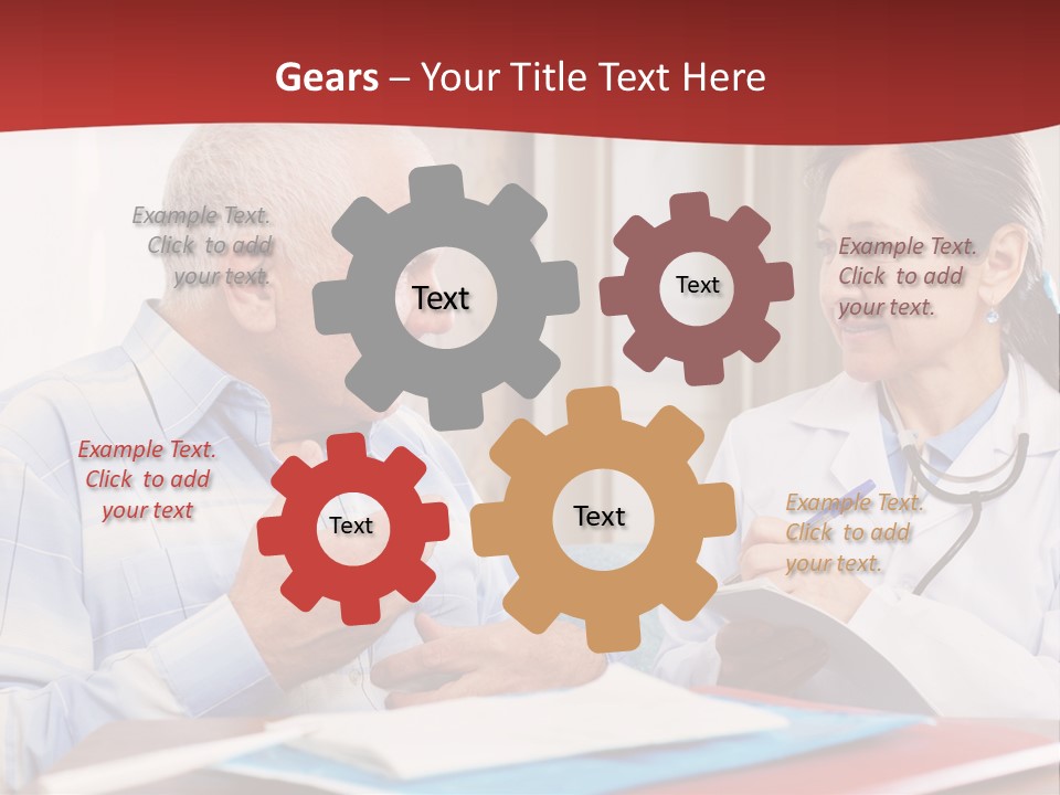 Practitioner Horizontal Man PowerPoint Template