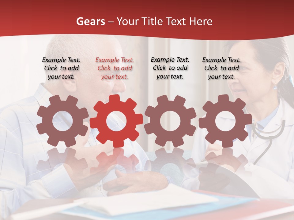 Practitioner Horizontal Man PowerPoint Template