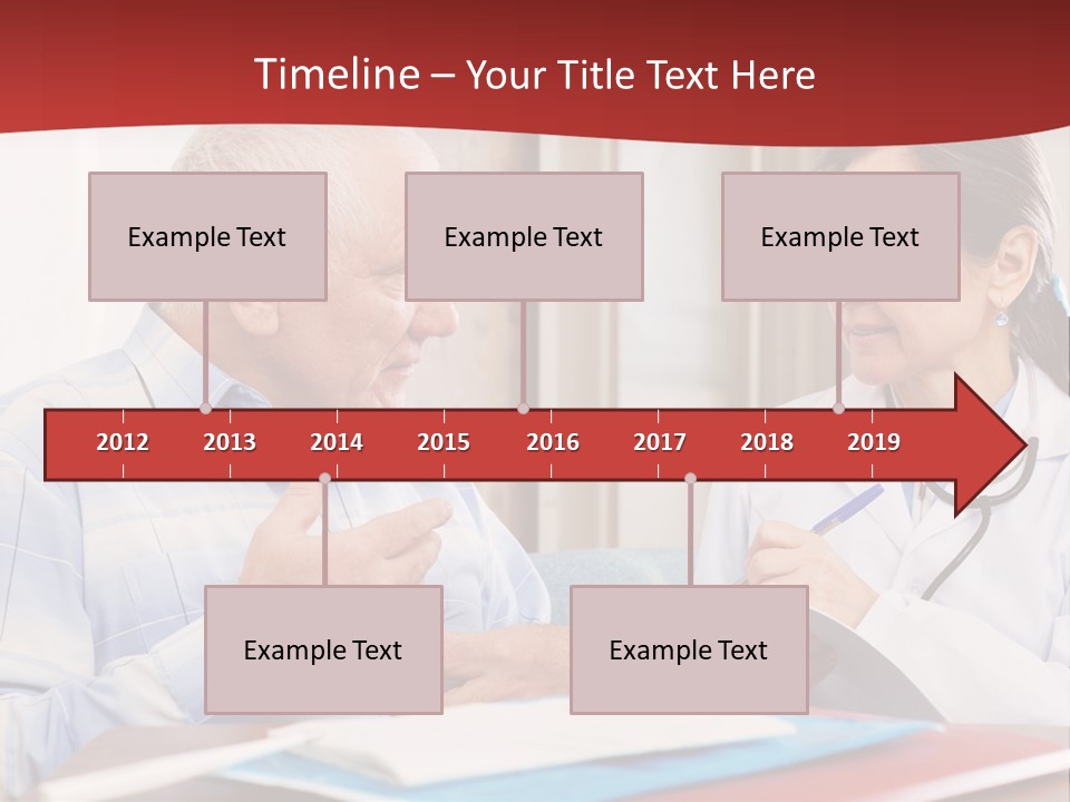 Practitioner Horizontal Man PowerPoint Template