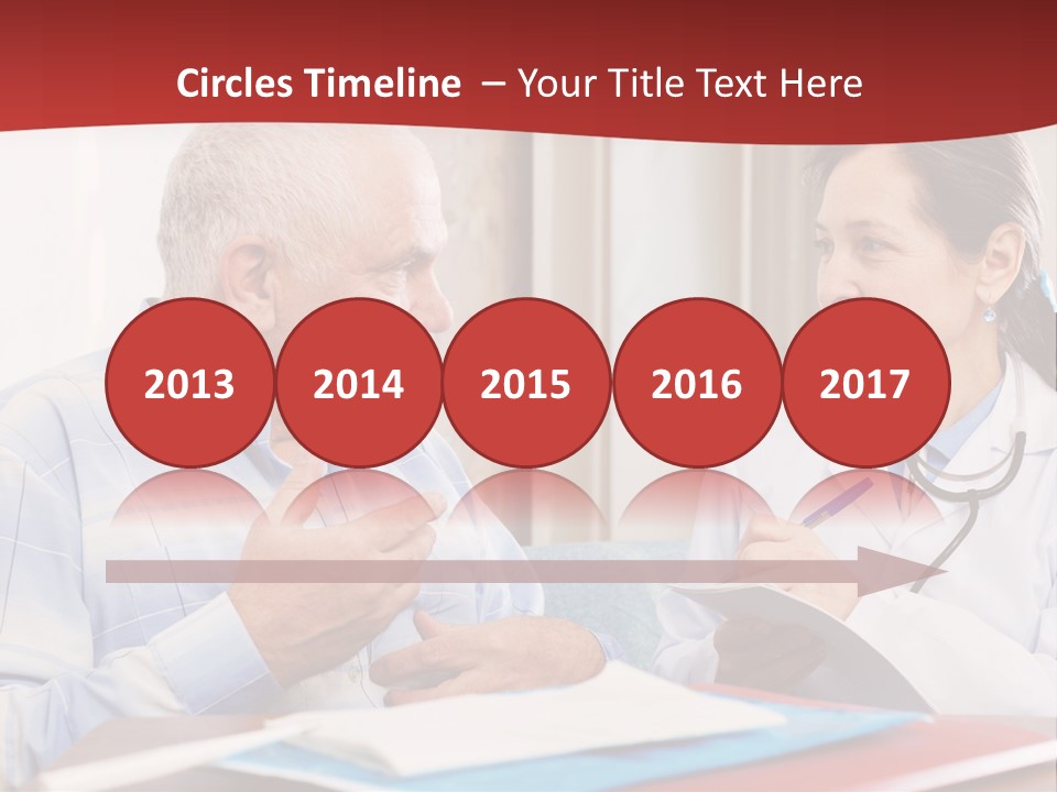 Practitioner Horizontal Man PowerPoint Template