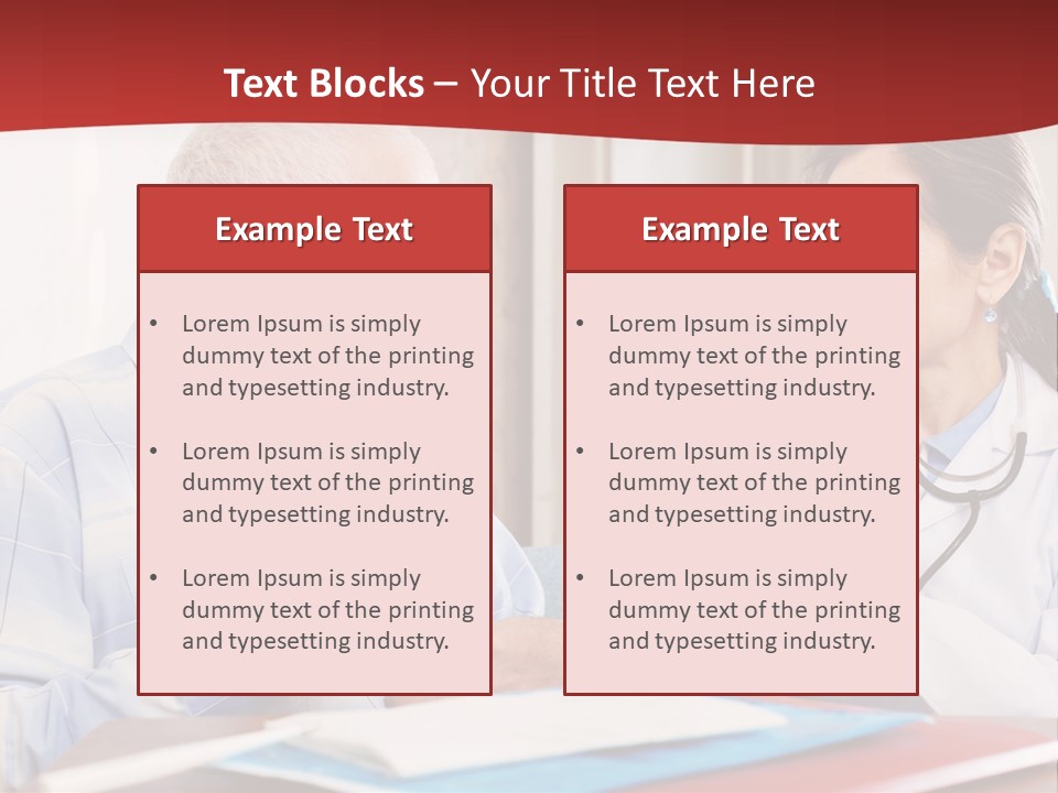 Practitioner Horizontal Man PowerPoint Template