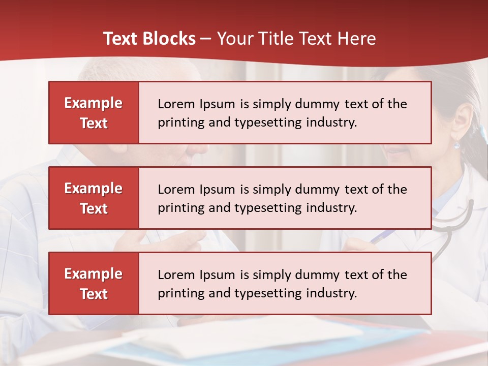 Practitioner Horizontal Man PowerPoint Template
