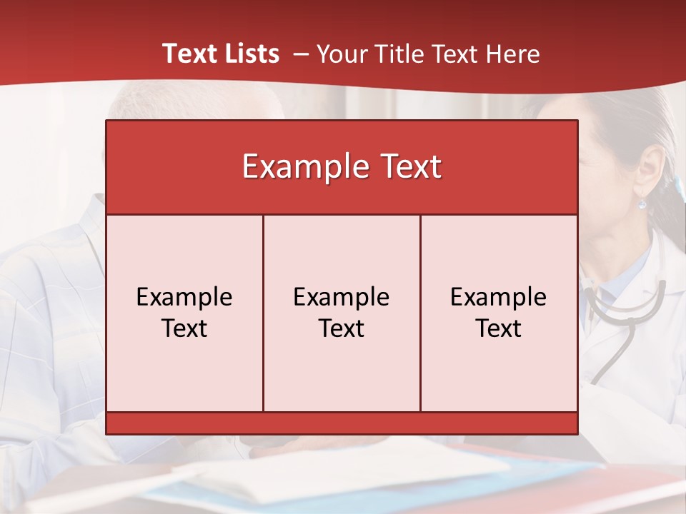 Practitioner Horizontal Man PowerPoint Template