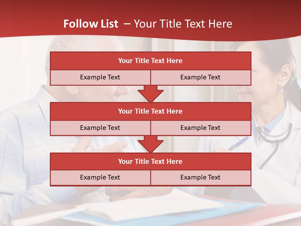 Practitioner Horizontal Man PowerPoint Template