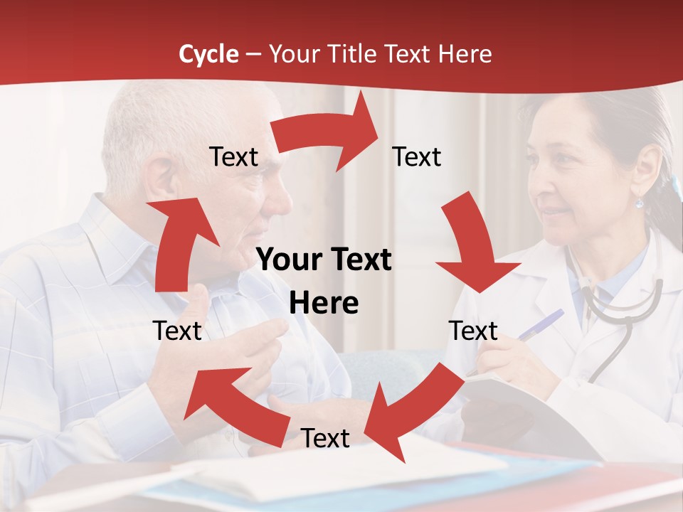 Practitioner Horizontal Man PowerPoint Template