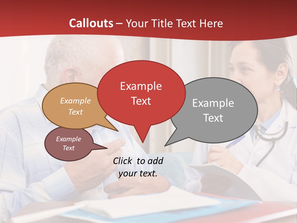 Practitioner Horizontal Man PowerPoint Template