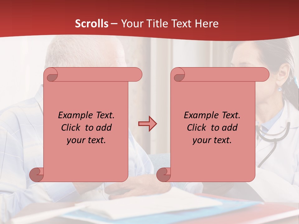 Practitioner Horizontal Man PowerPoint Template