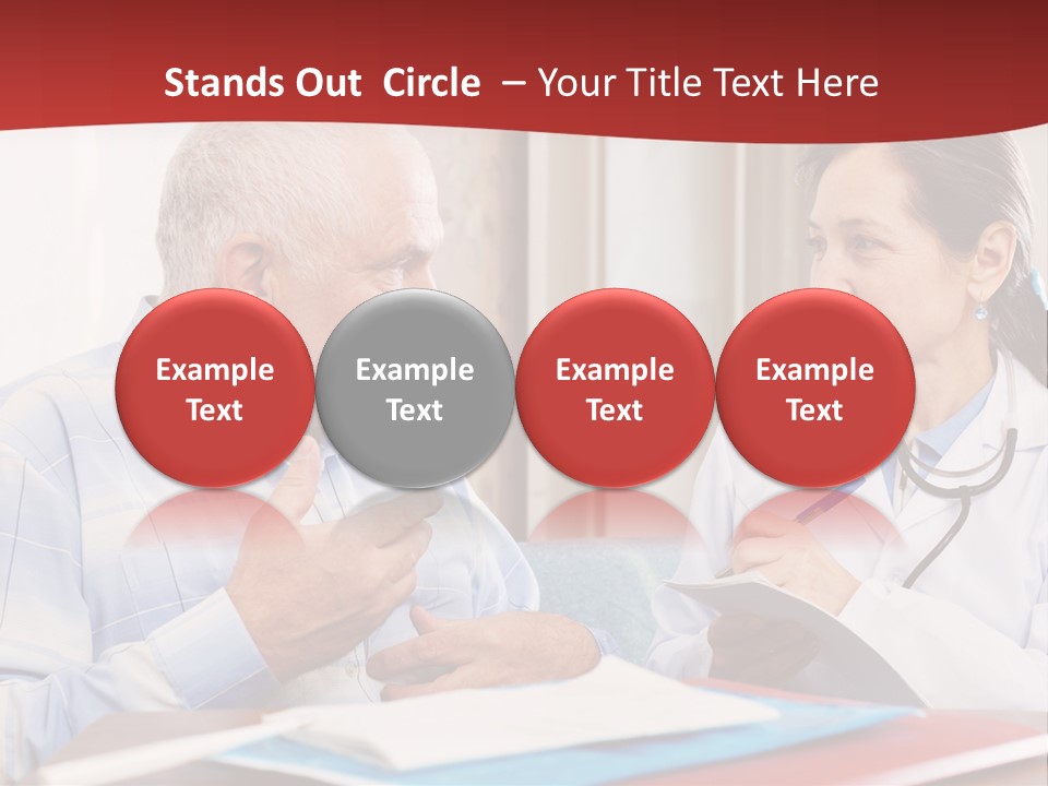 Practitioner Horizontal Man PowerPoint Template