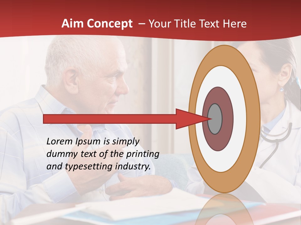 Practitioner Horizontal Man PowerPoint Template