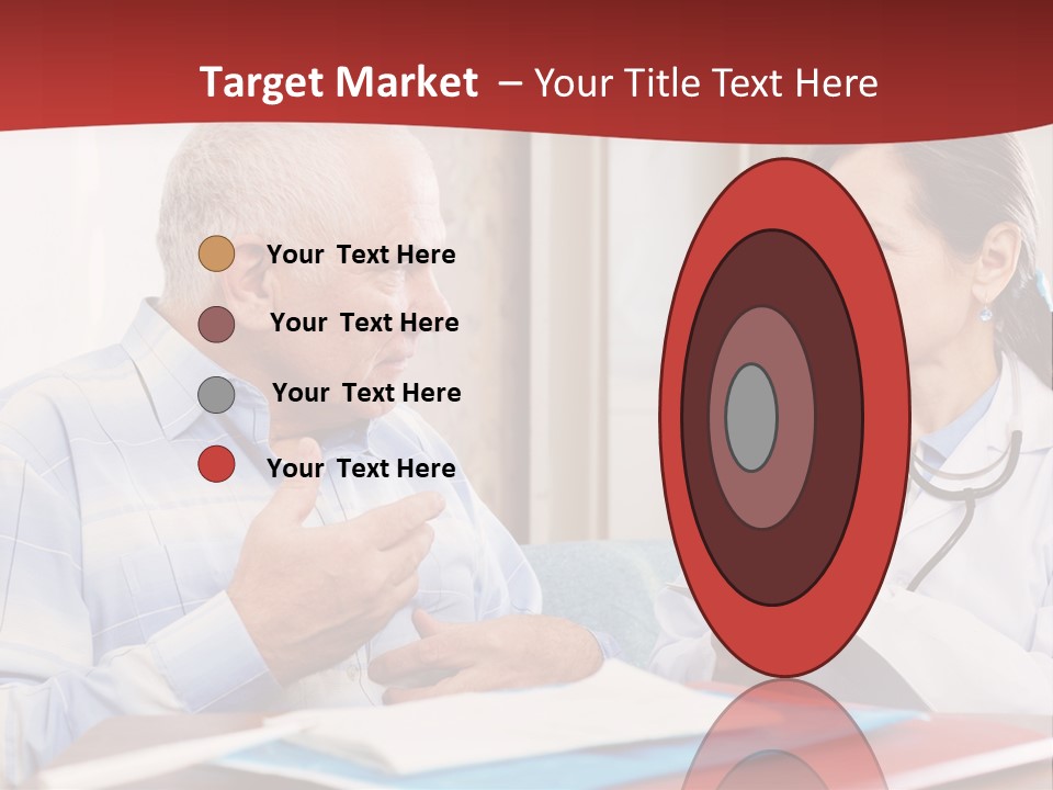 Practitioner Horizontal Man PowerPoint Template