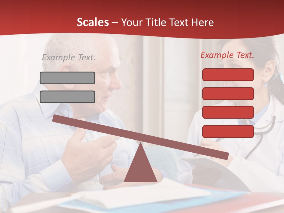 Practitioner Horizontal Man PowerPoint Template
