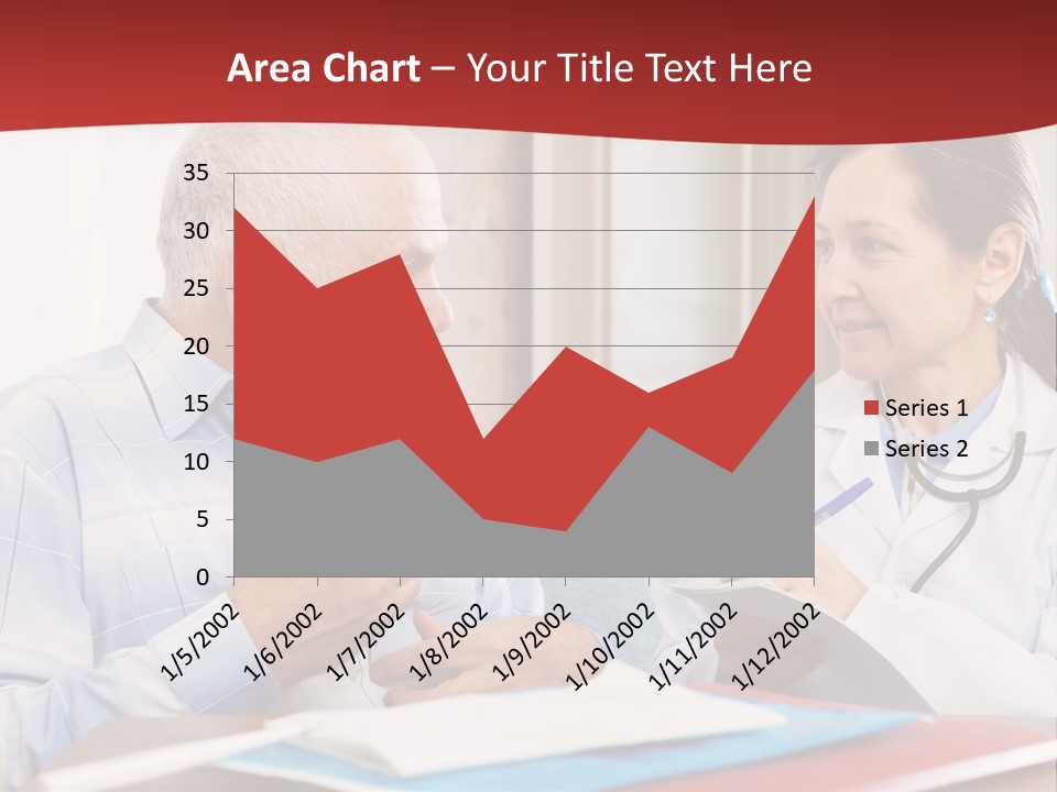 Practitioner Horizontal Man PowerPoint Template